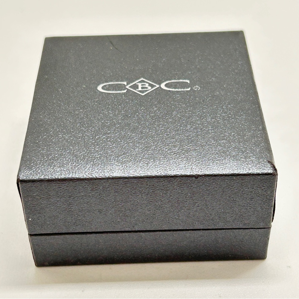 CBC, Silver Plate And Square Cut CZ Necklace And Stud Earring Set, NIB - Picture 4 of 8